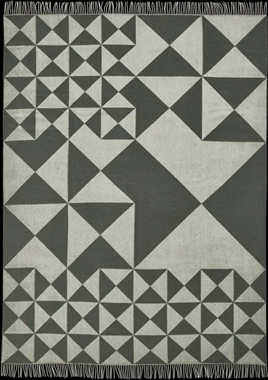 Verpan Mirror Pledd Mørk Grønn