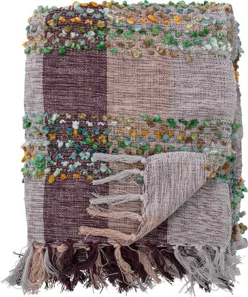 CREATIVE COLLECTION Laj Pledd, Lilla, Akryl B: 130cm, L: 150cm